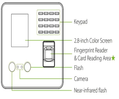 دستگاه حضور و غیاب MB20-VL